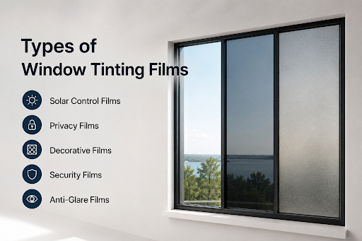 Types of Window Tinting Films 