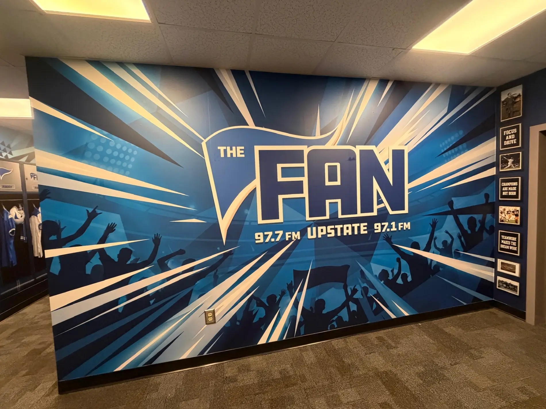 Fan wall murals