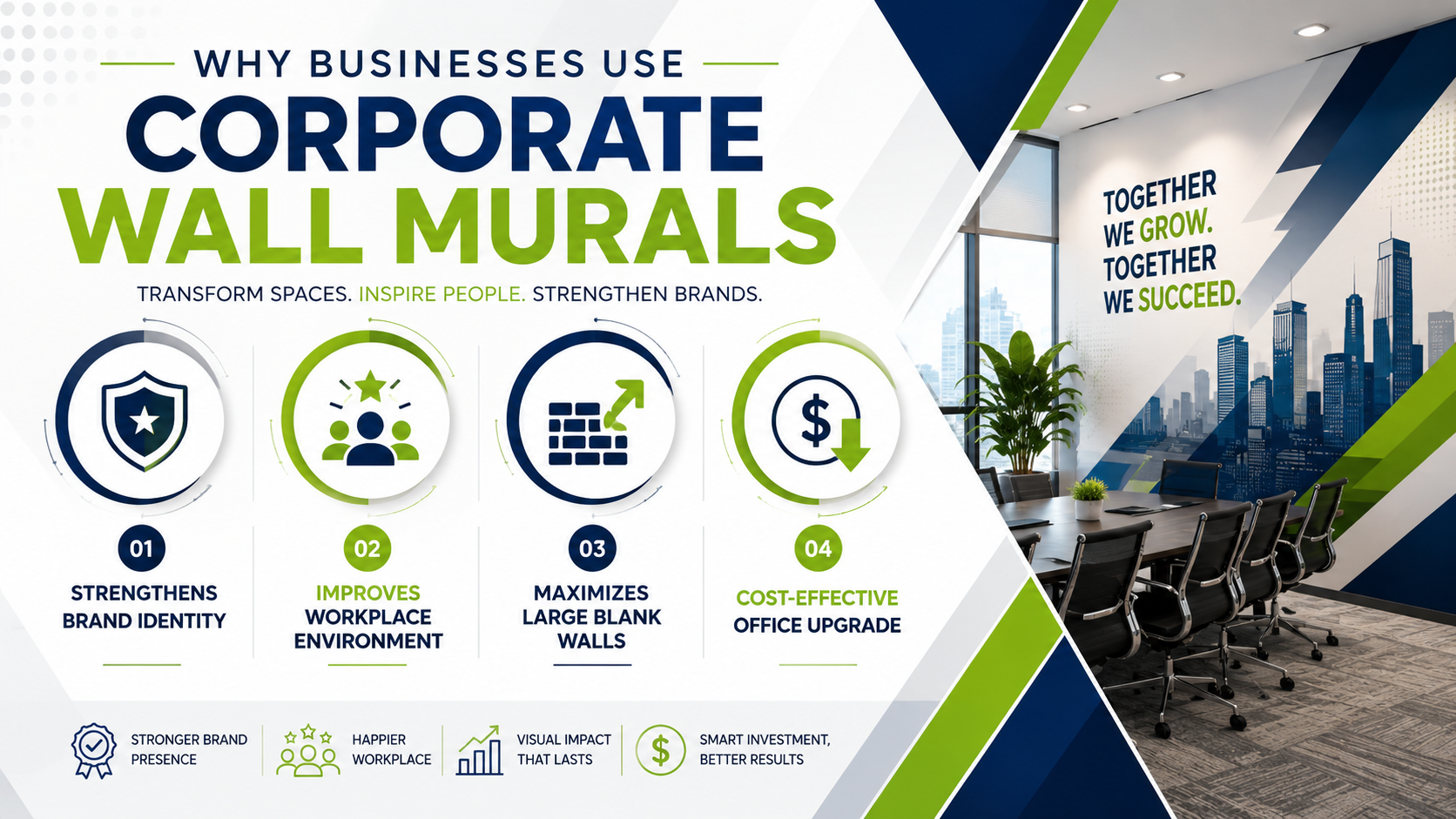 Why Businesses Use Corporate Wall Murals